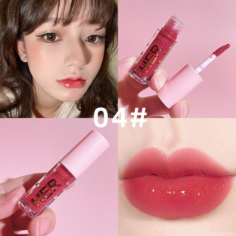 Women's Glaze Mirror Water Lip Glaze Lipstick.