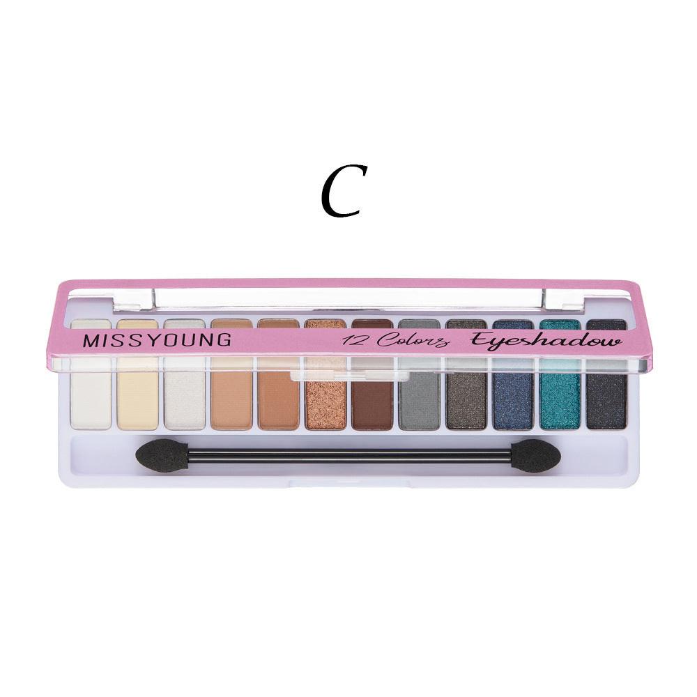 Non-Smudge Matte Pearlescent Eyeshadow Palette.