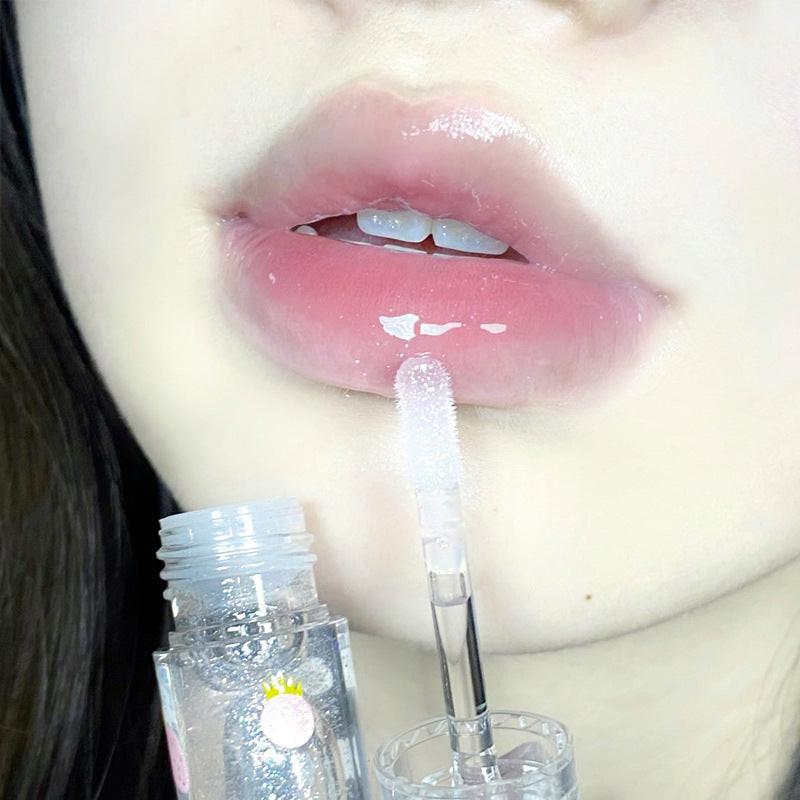 Moisturizing Lip Gloss Transparent Lip Gloss Water Light Mirror Lipstick.