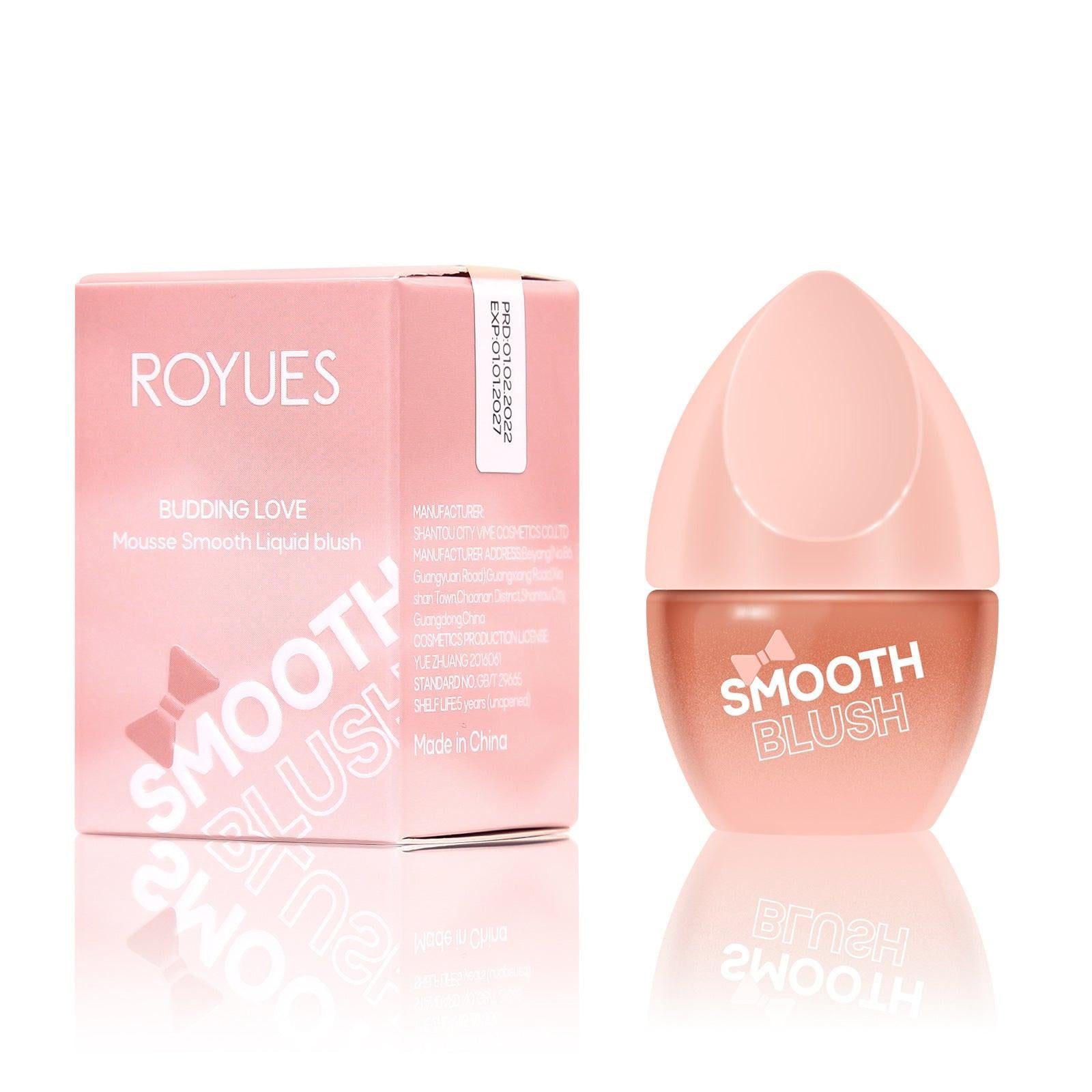 Natural Rouge Powder Easy Color Lip Cheek Blush.