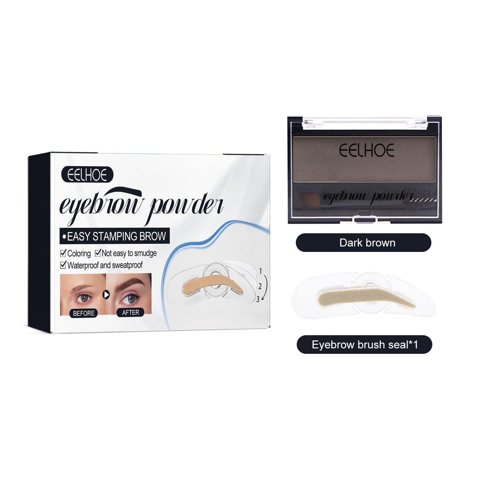 Eyebrow Suit Makeup Natural Long Lasting Waterproof Discoloration Resistant.
