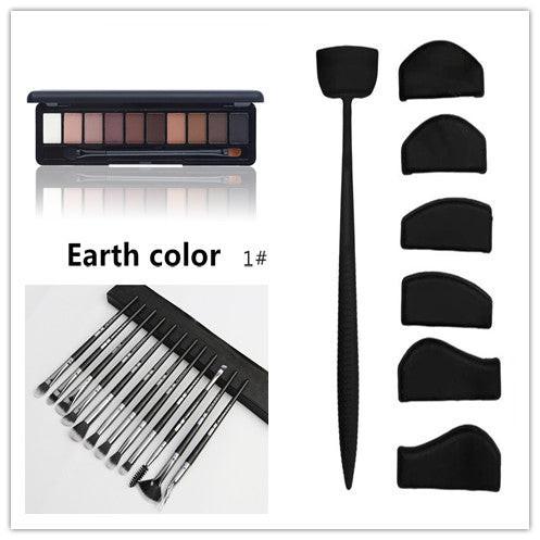Silicone Eyeliner Eye Shadow Styling  12 Makeup Brushes Set.