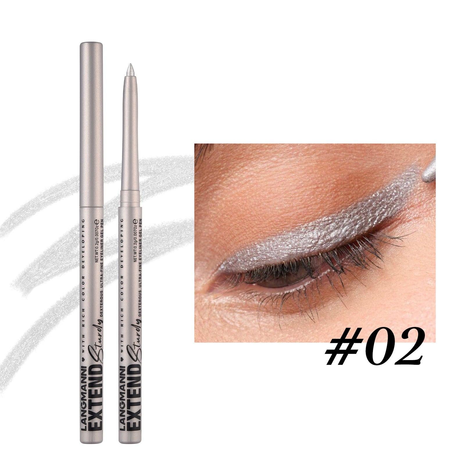Waterproof And Durable Not Smudge Automatic Rotation Eyeliner.
