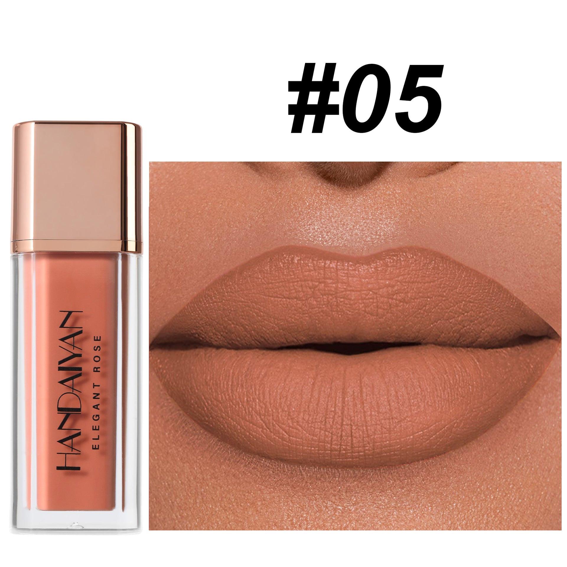 Lip Gloss Quick-drying 8 Colors No Stain On Cup Does Not Fade.