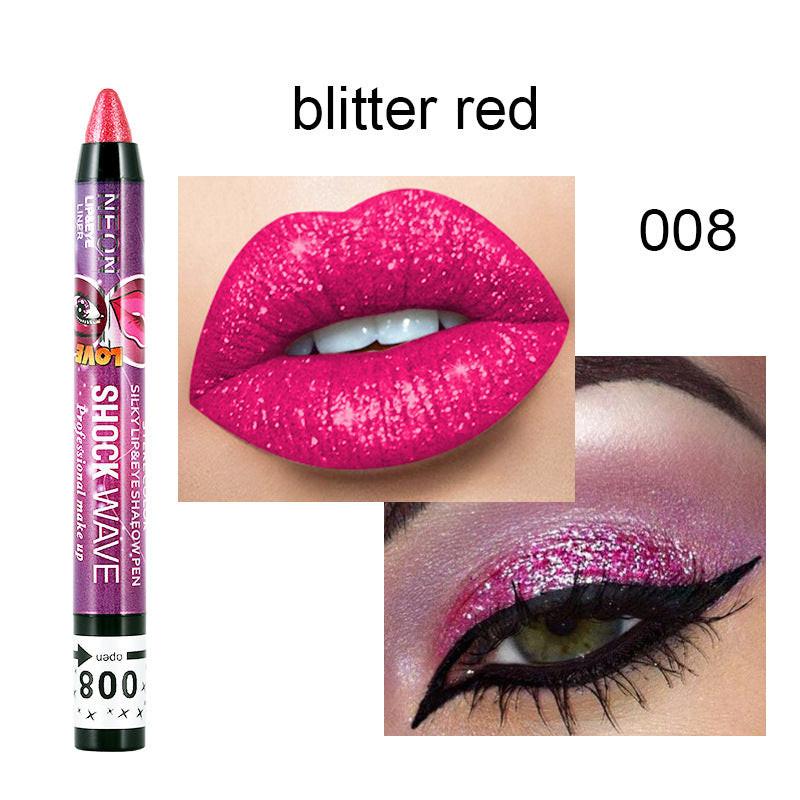 Eyeshadow Stick Eye Shadow Pencil Long Lasting Without Drying Eyes Makeup Pen Shimmer Cosmetics Tool.