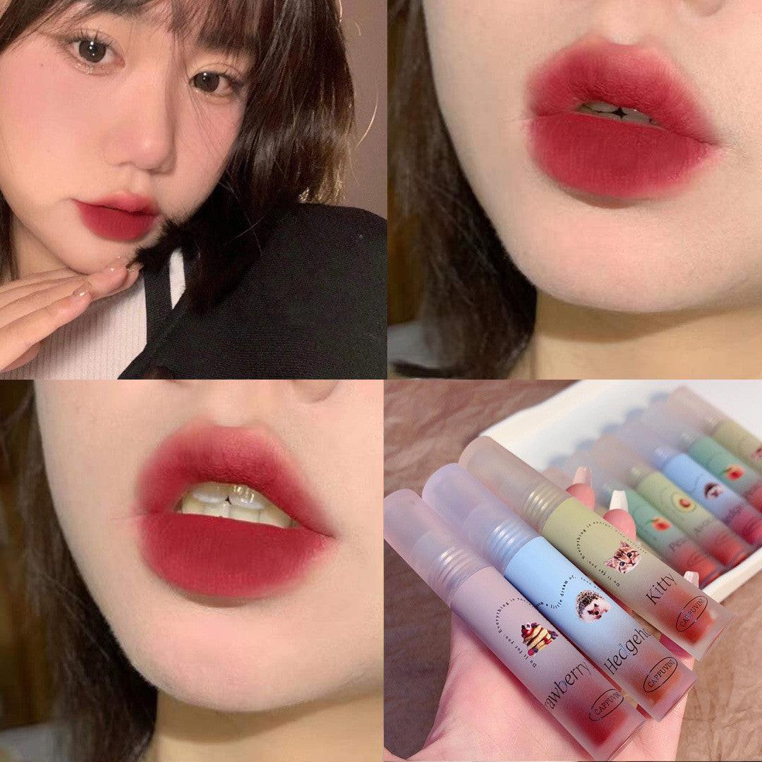 Women's Fashion Matte Flat Lipstick Glaze.