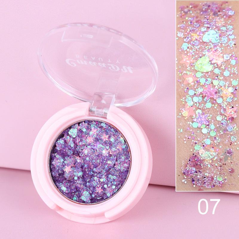 Monochrome Glitter Powder Sequin Eyeshadow.