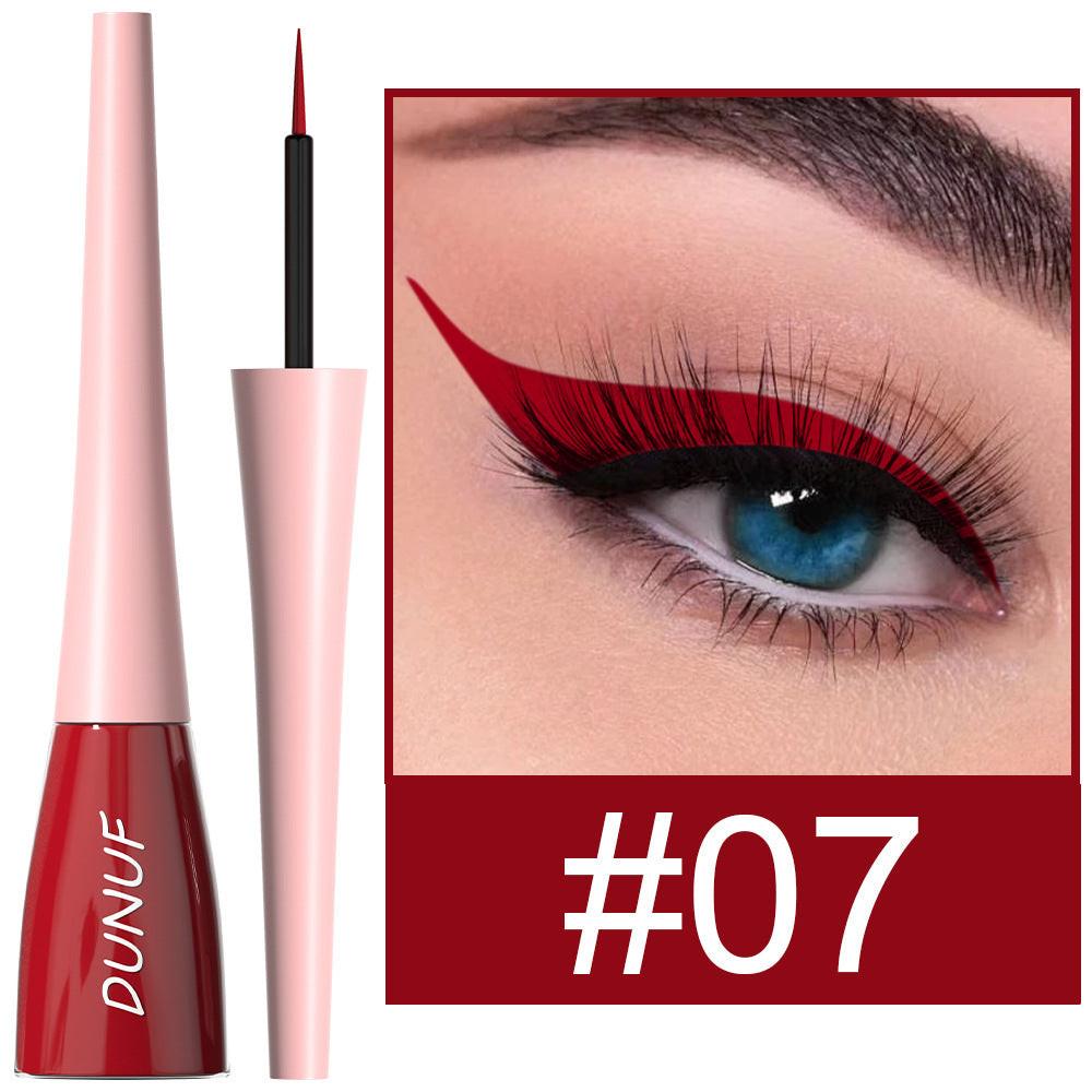 18 Color Long Lasting Waterproof Color Liquid Eyeliner.