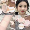 Two-in-one Powder Cushion Foundation Moisturizing And Clear Natural Non-stuck Powder Makeup Brightening Finishing Concealer.