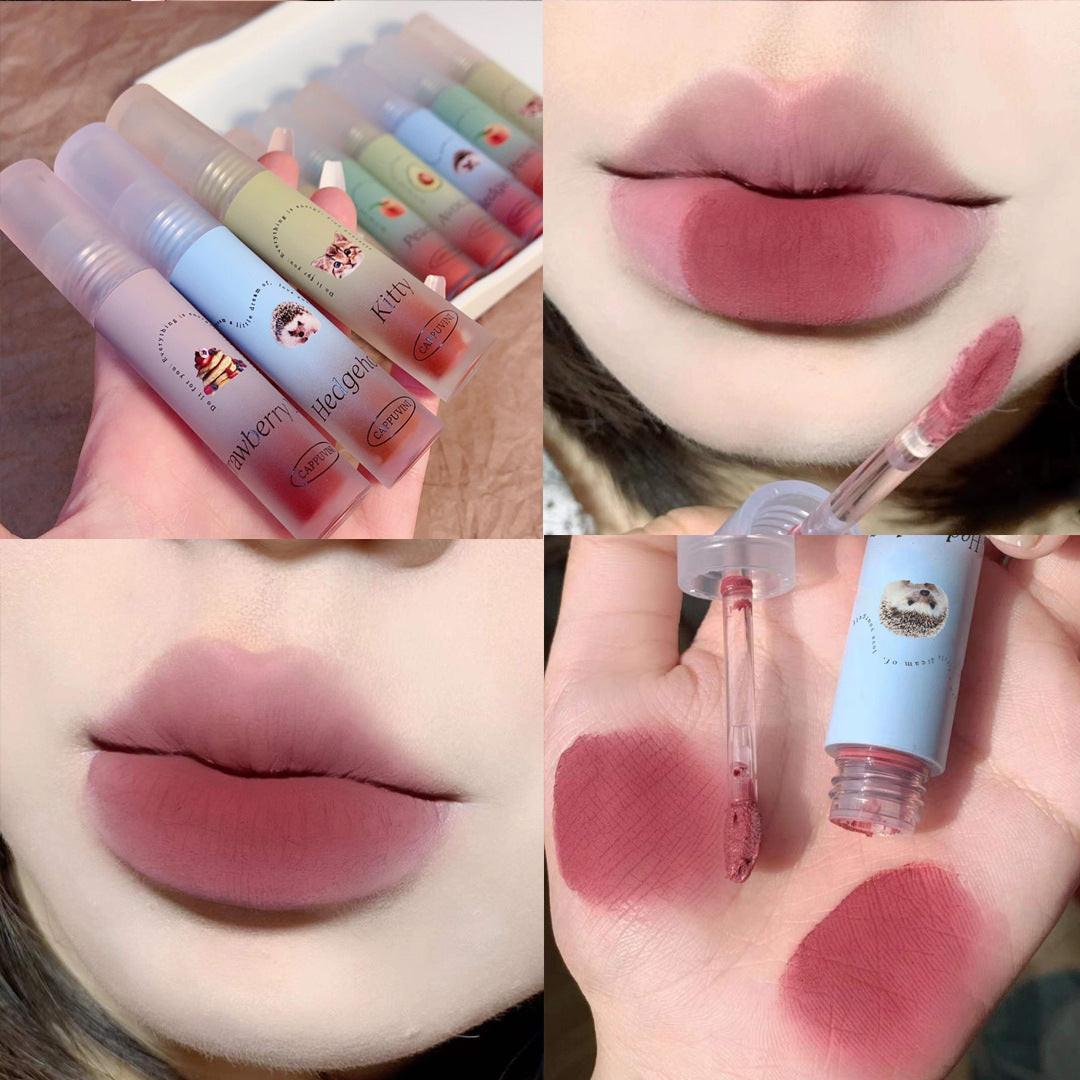 Women's Fashion Matte Flat Lipstick Glaze.