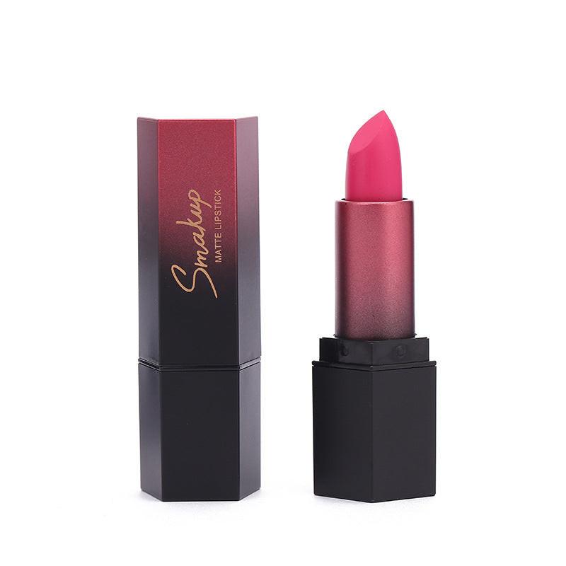 10 Colors Discoloration Resistant Matte No Stain On Cup Makeup Lipstick.