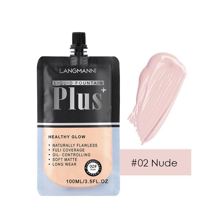 Bag Liquid Foundation Oil Control Long-lasting Concealer And Brightening.