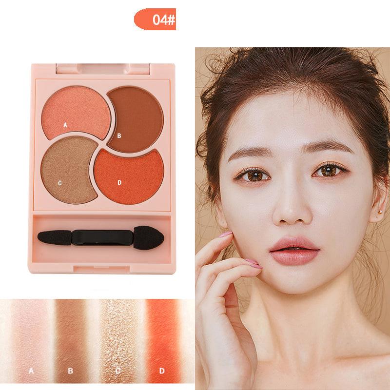 Girly four-color eyeshadow.