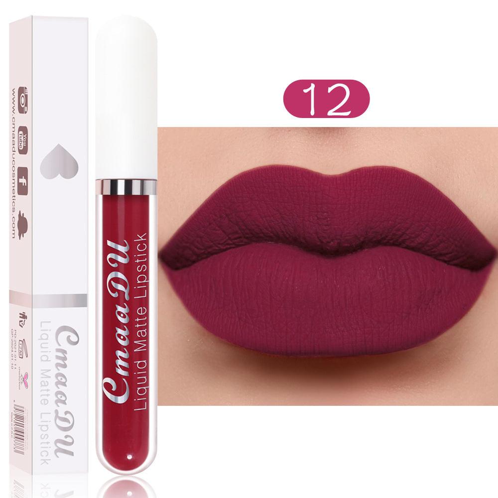Matte Non-stick Cup Waterproof Long-lasting Lip Gloss.