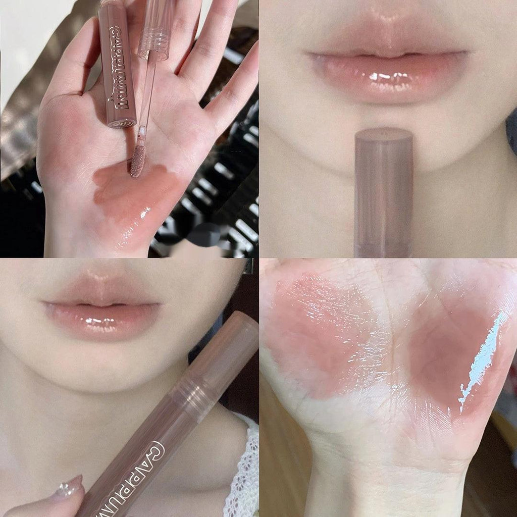 I Lava Chocolate Moisturizing Glaze Mirror Transparent Glass Lip Gloss.