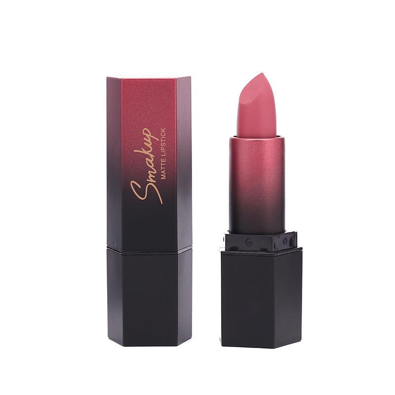 10 Colors Discoloration Resistant Matte No Stain On Cup Makeup Lipstick.