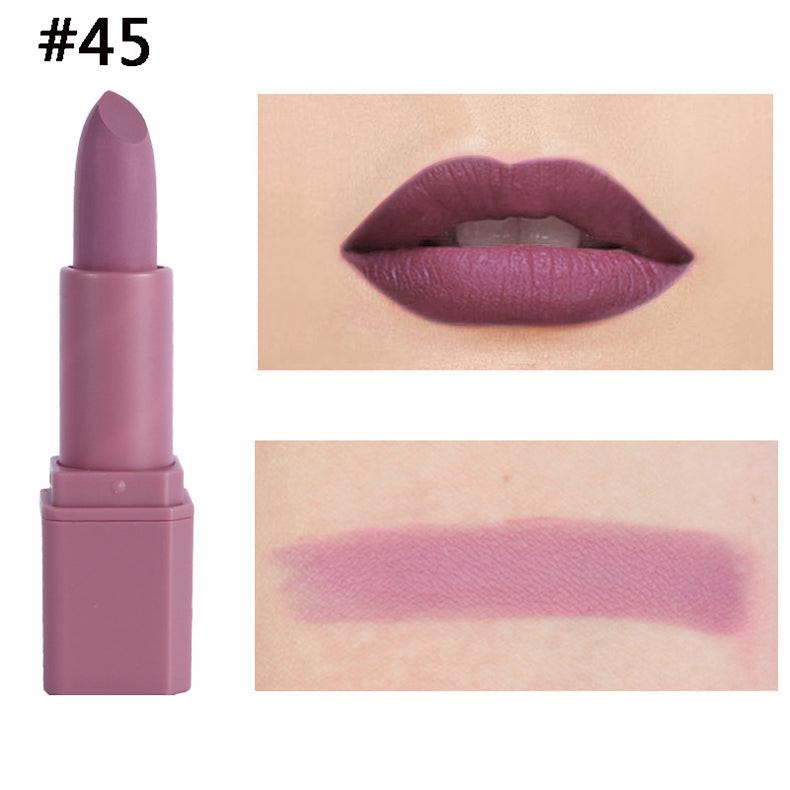 Square Tube Matte Lipstick Matte Square Tube Lip Makeup.