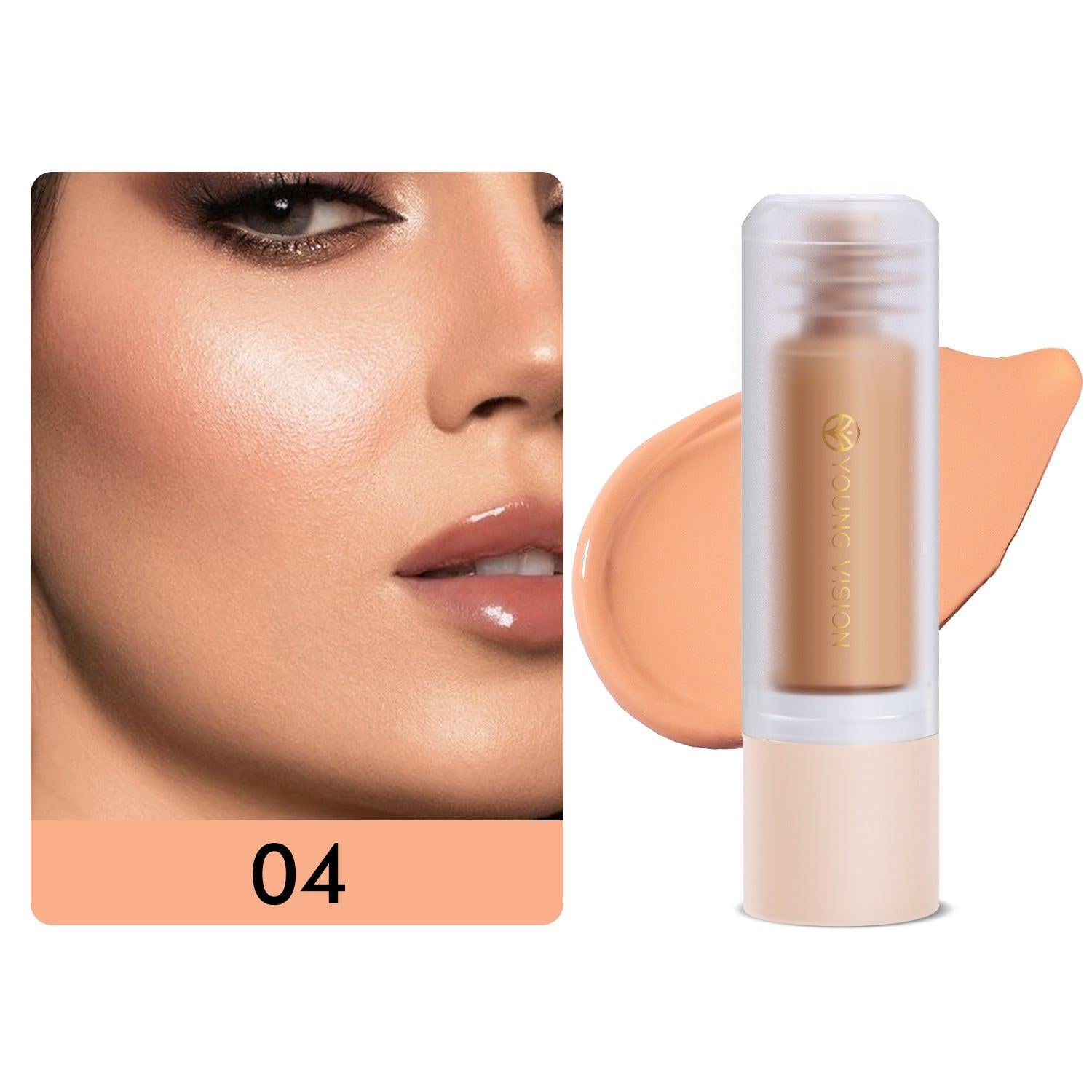 Bottom Press Liquid Foundation Large Capacity.