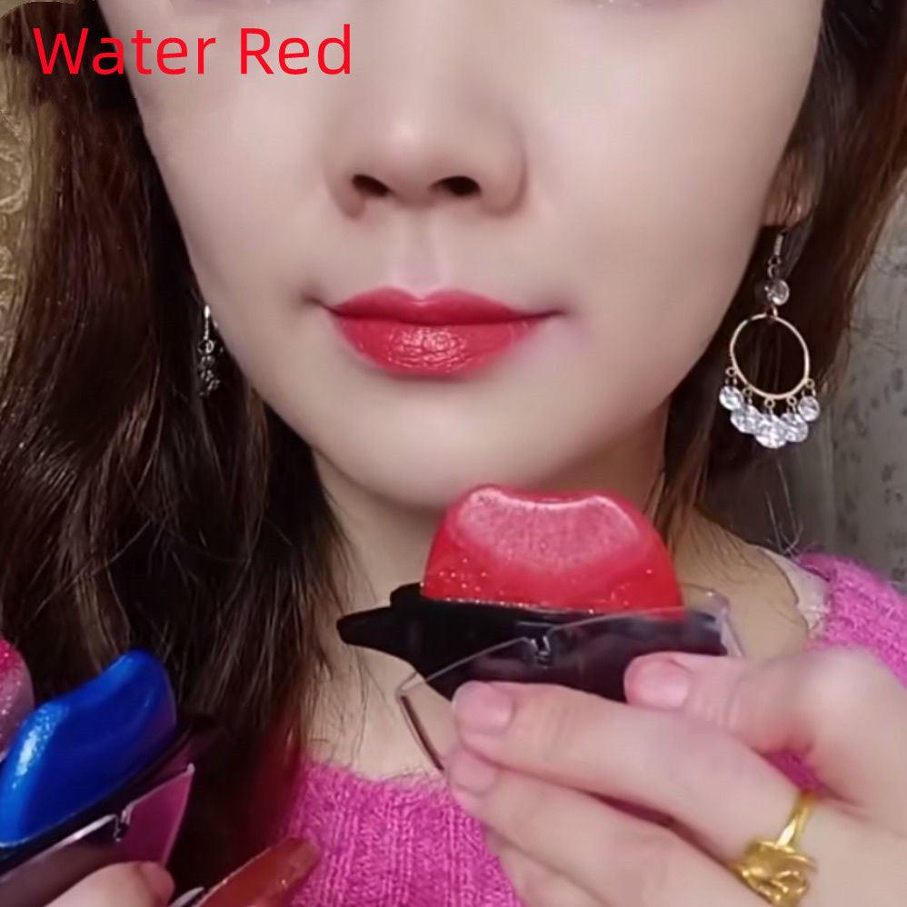 Lazy Lipstick One Kiss Molded Waterproof Moisturizing Moisturizer.