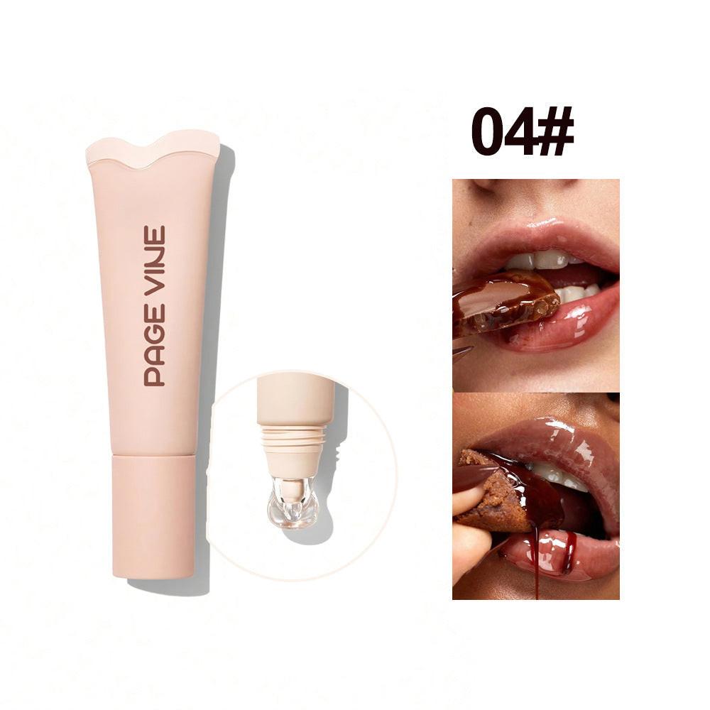 4-color Brightening Lip Balm Moisturizing Exfoliating Skin Long-Lasting Moisturizing Lip Gloss Women Cosmetics.