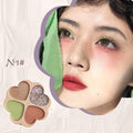 Popular Beauty Makeup Fine High Light Eye Shadow Quad Plate.
