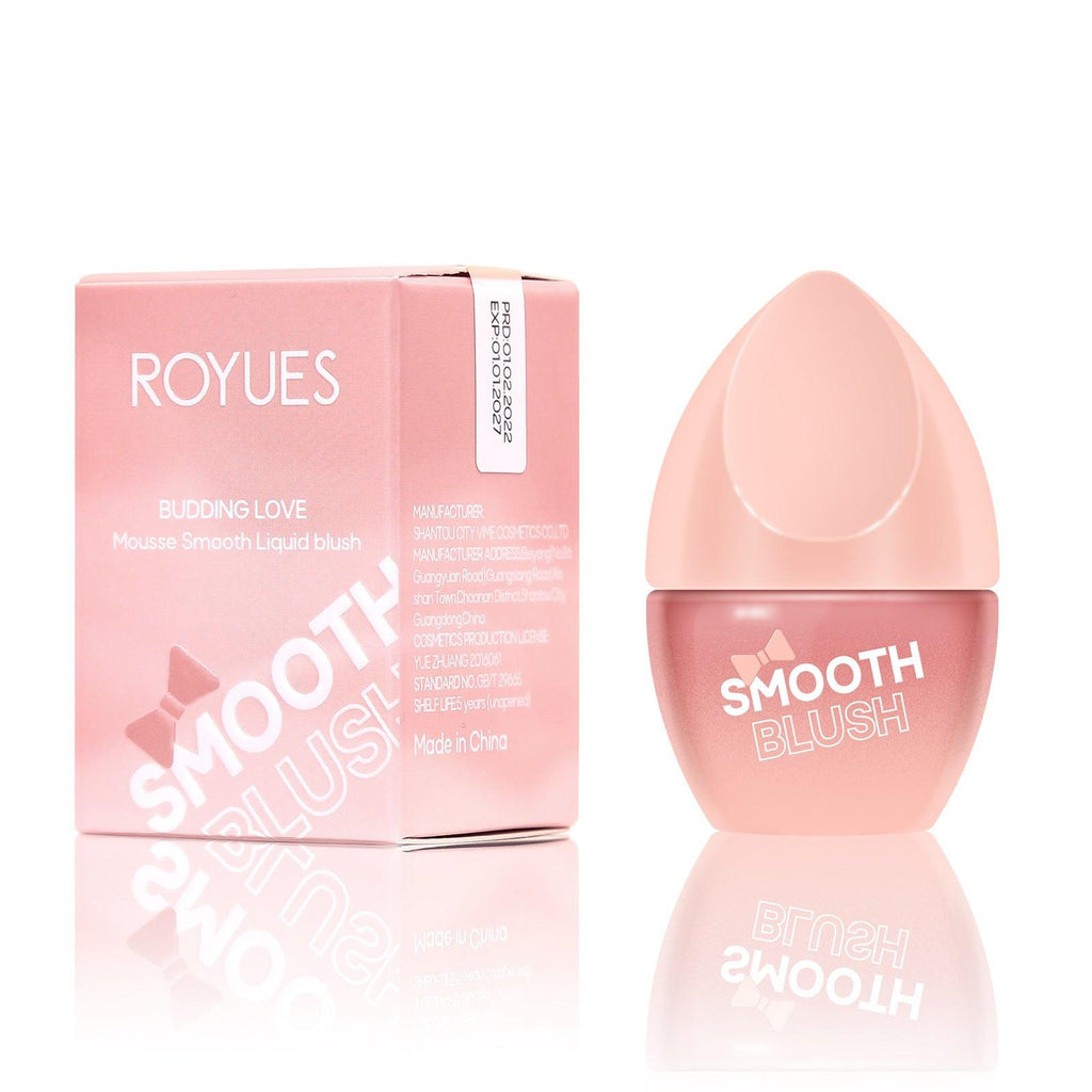 Natural Rouge Powder Easy Color Lip Cheek Blush.