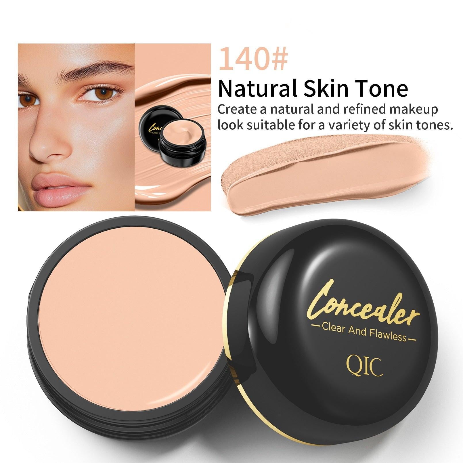 Concealer Cover Tattoo Spots Acne Marks Dark Circles Invisible Pores.