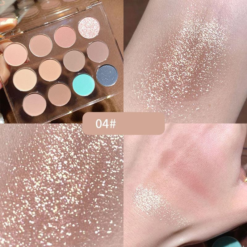 Magic Color Transparent 12 Color Eye Shadow Plate.