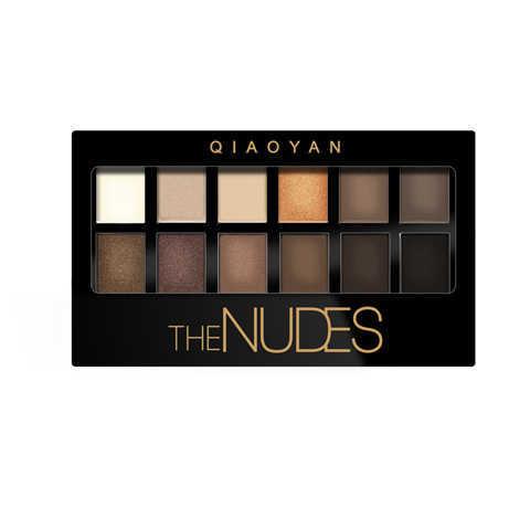 Pretty Makeup Plate Nude Eye Shadow  12 Colors.