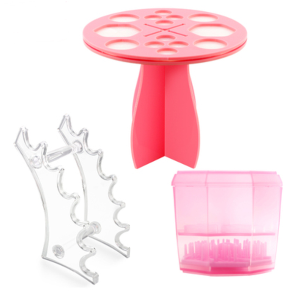14 Hole Make up Brush Set Dry Rack Drying Brushes Shelf Multifunction Stand Display Cosmetic Clean Tool Wash Makeup Brush Holder.