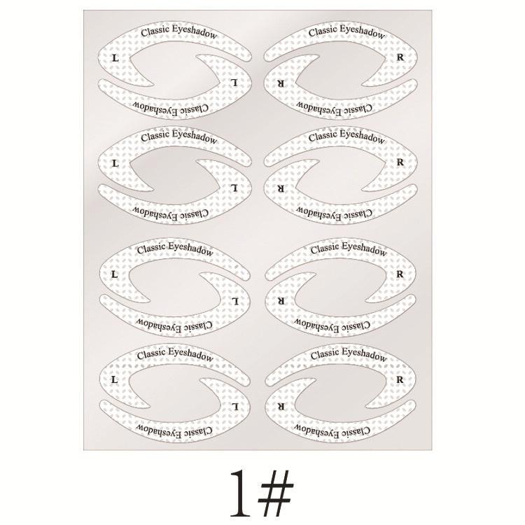 Eyeliner Makeup Eye Template Sticker.