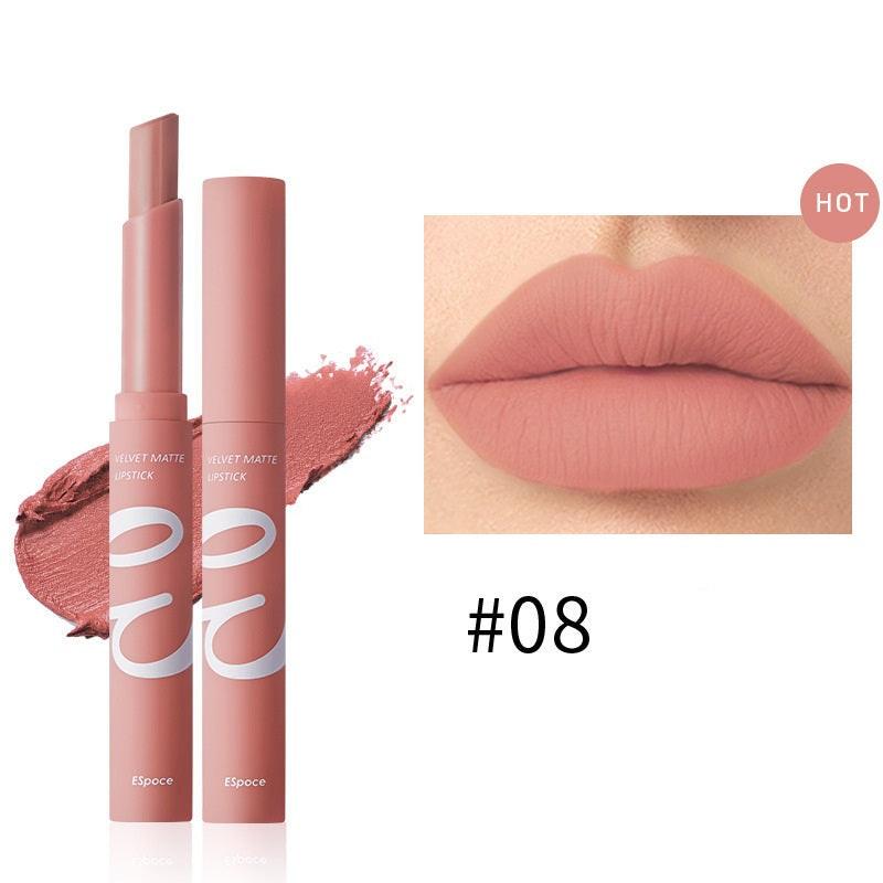 Not Easy To Dip Cup Color Velvet Matte Lipstick.
