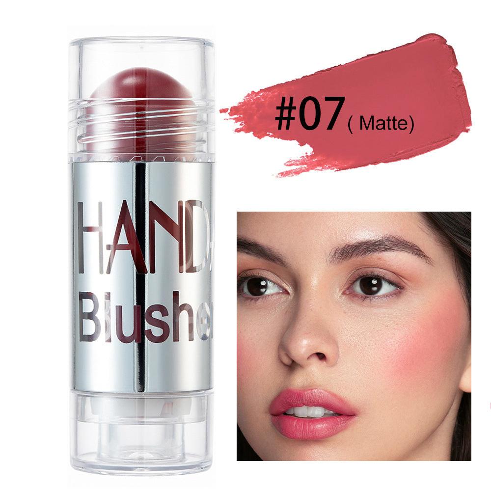 Cheek Blusher Shimmer Blush Stick Face Makeup Highlighter Bronzer Contour Cream Long-lasting Facial Make Up Cosmetics.