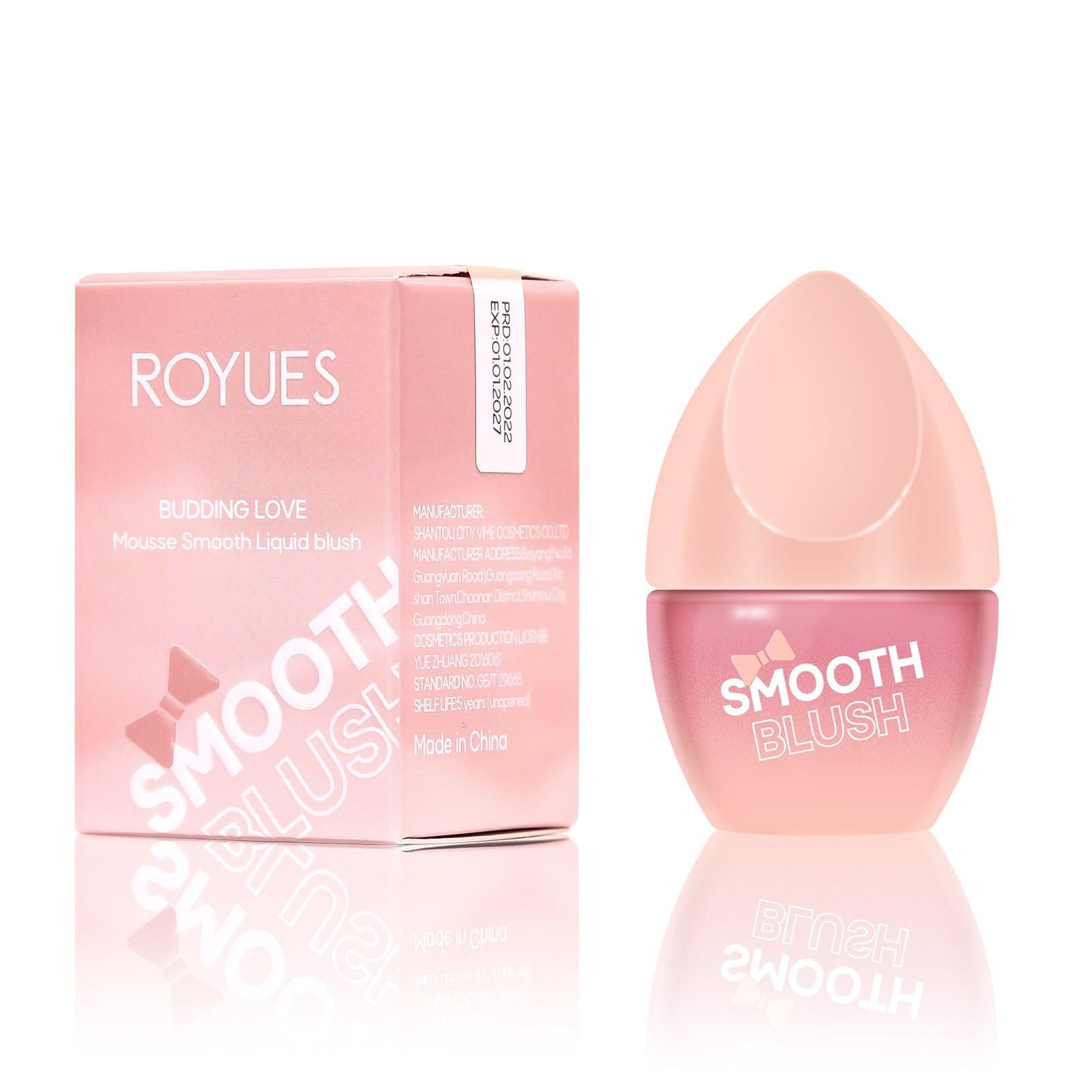 Natural Rouge Powder Easy Color Lip Cheek Blush.