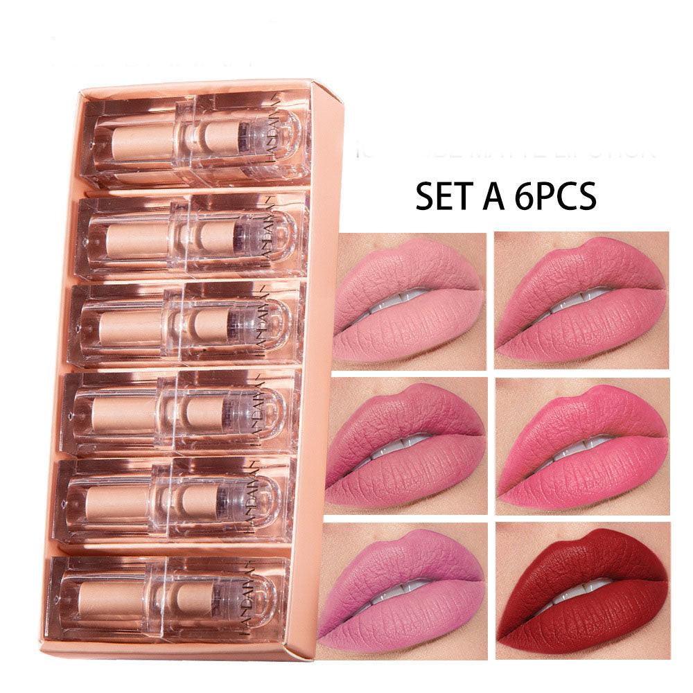 Crystal Square Tube Matte Matte Lipstick Set.