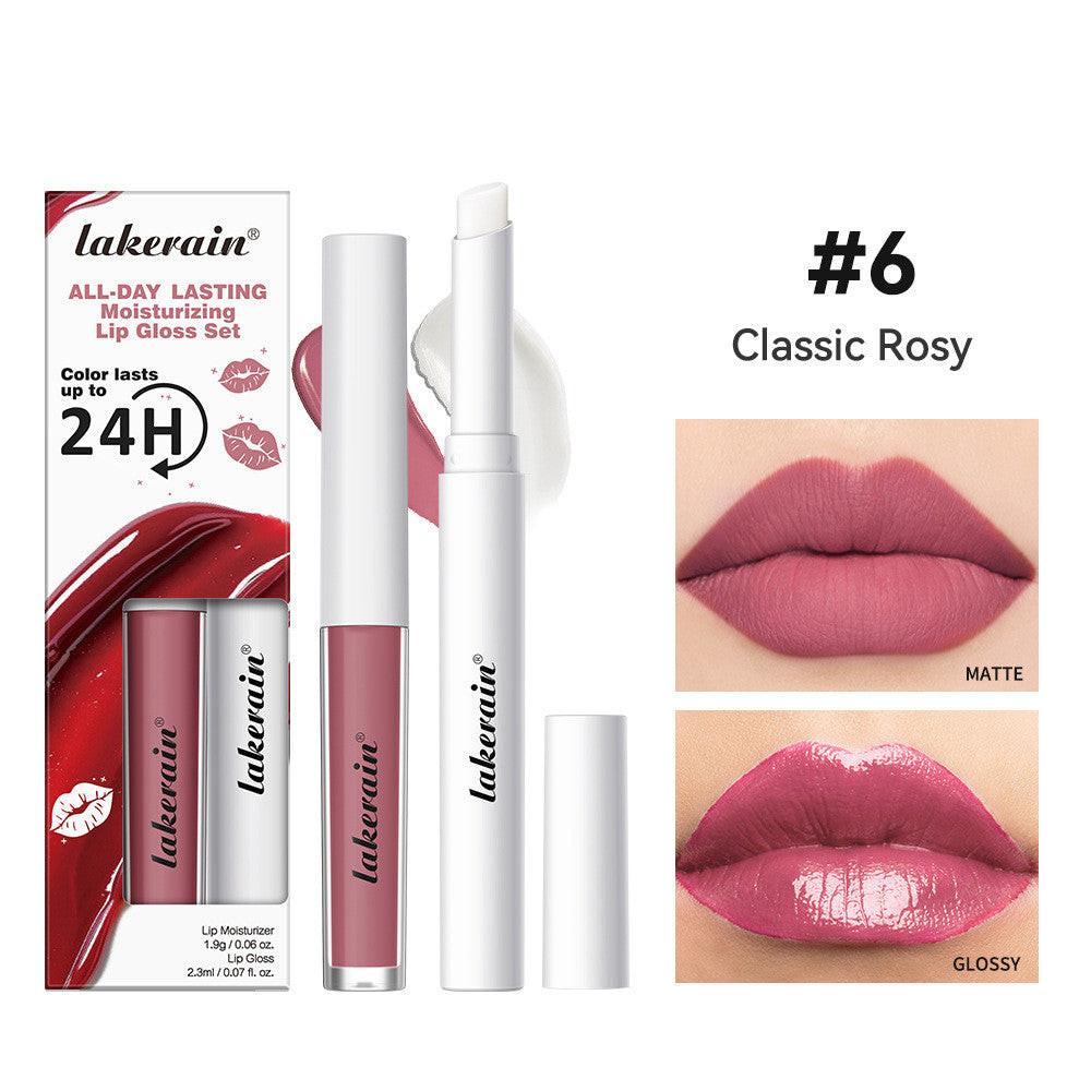 Moisturizing Lip Gloss Suit Long-lasting Matte.