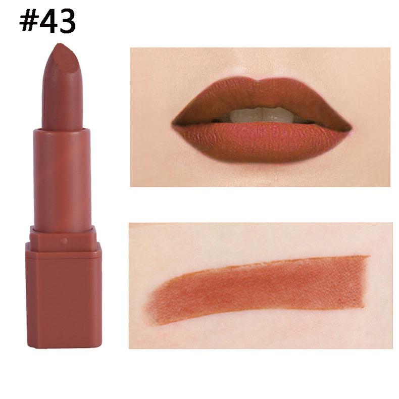 Square Tube Matte Lipstick Matte Square Tube Lip Makeup.