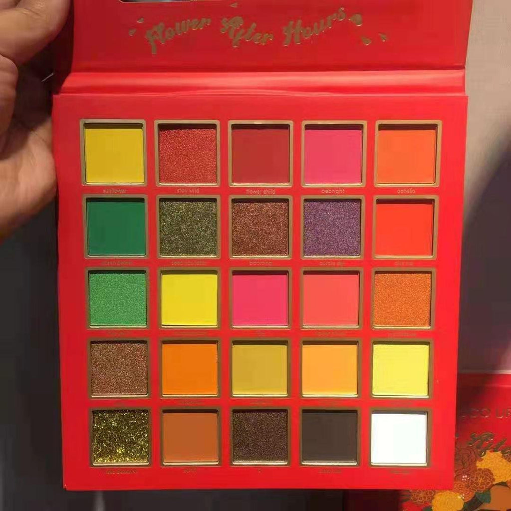 25 Color Eyeshadow Palette Red Girl Mashed Potatoes.