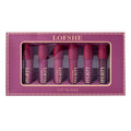 LOFSHE 6 Color Matte Non Stick Cup Lip Gloss Lipstick Set Boxed.