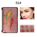 Multicolor Tan Red Matte Pearl Blush Tray.