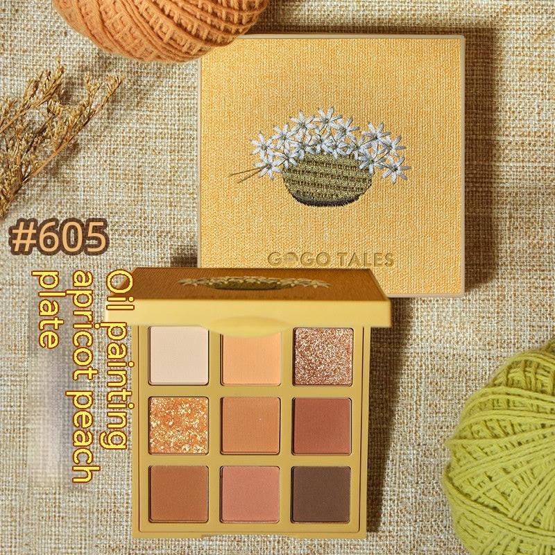 Gold Foil Chocolate Eye Shadow Plate Beginner.