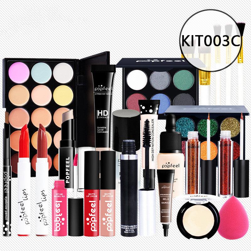 Makeup Cosmetics Set Beginner Combination Concealer Eyeliner Eyebrow Pencil.