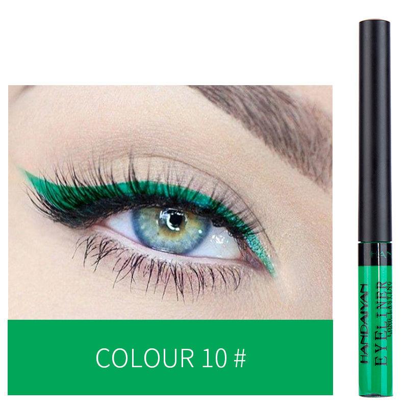 12-color Matte Color Liquid Eyeliner, Long-lasting And Non-smudge Liquid Eye Shadow.
