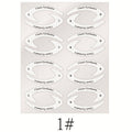 New Eyeshadow Eyeliner Makeup Template Sticker.