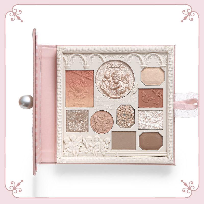 Eye Shadow Powder Blusher Highlight All In One Plate.