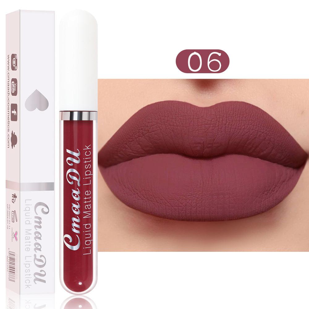 Matte Non-stick Cup Waterproof Long-lasting Lip Gloss.