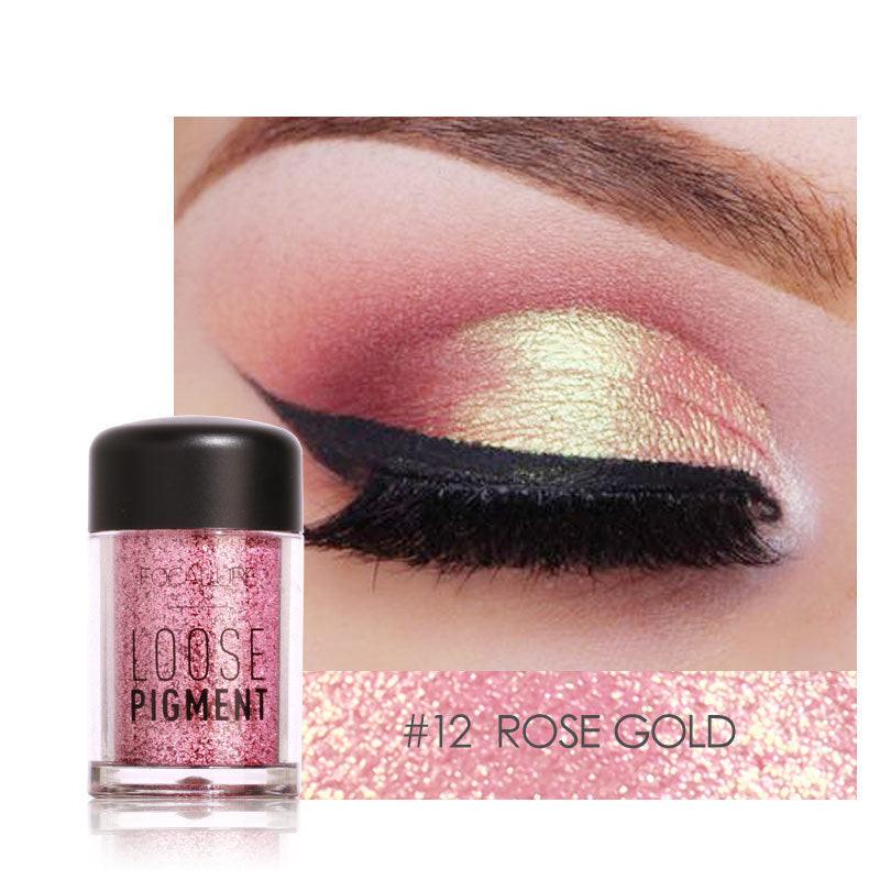 Colorful Pearlescent Glitter Eye Shadow.