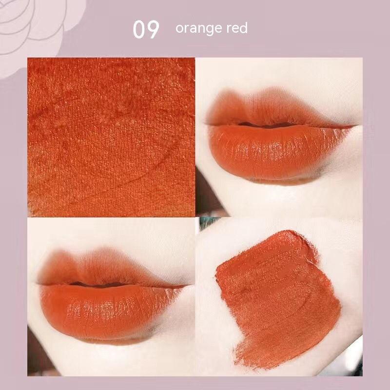 Matte Finish Long Lasting No Stain On Cup Discoloration Resistant Lipstick Lip Liner.