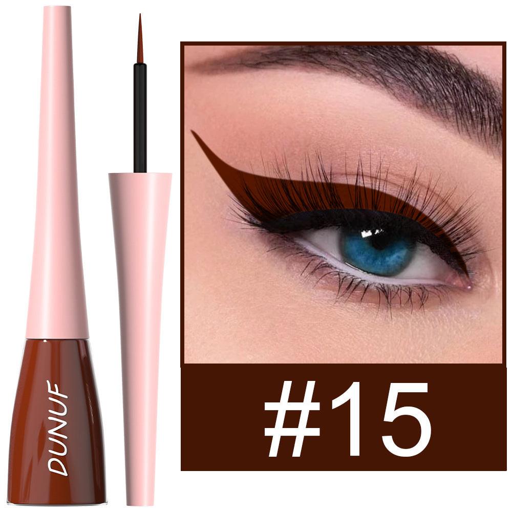 18 Color Long Lasting Waterproof Color Liquid Eyeliner.