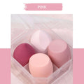 Beauty Eggs Set Seamless Smudging More Hygienic Prevents Bacteria Buildup Create A Flawless Makeup Look Beauty Egg Case 4pcs.